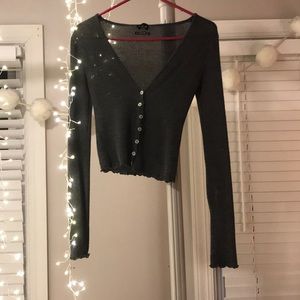 Urban Outfitters Ribbed Cardigan Top